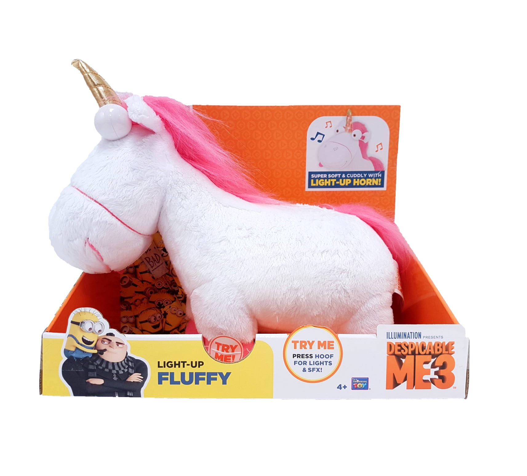 Details about   Despicable Me 3 Rare Unicorn Soft Plush Doll Toy 16" New 