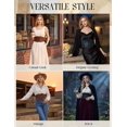thumbnail image 3 of Pidzorl Women's Renaissance-Inspired Corset Belt, Elastic Wide Waist Belt for Dresses and Outfits, 3 of 6
