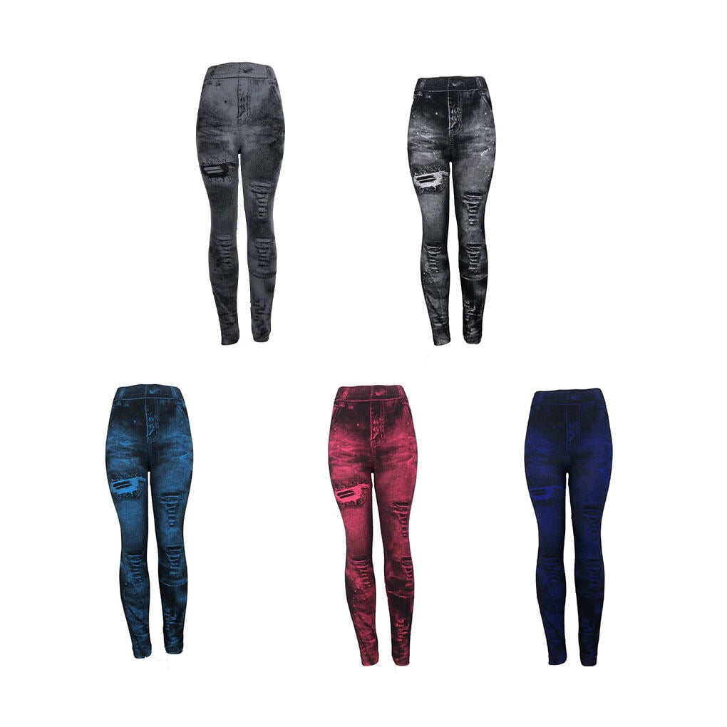 Leggings imitation jeans hotsell