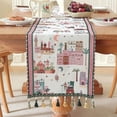 thumbnail image 2 of Jiibva Eid Mubarak Table Runner Middle Eastern Holiday Ramadan Table Runner Cover Jacquard Long Table Cloth for Kitchen Dinning Table, 2 of 7