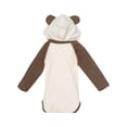 thumbnail image 2 of Rabbit Skins Fine Jersey Infant Character Hooded Long Sleeve Bodysuit with Ears, 2 of 4