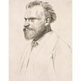 thumbnail image 2 of Edgar Degas 20x24 Gold Ornate Framed and Double Matted Museum Art Print Titled - Edouard Manet. Bust-Lenght Portrait (1859 - 1862), 2 of 4