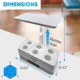 thumbnail image 4 of SereneLife Smart Indoor Garden - Indoor Herb Garden with LED Grow Lights Panel (White), 4 of 7