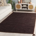 thumbnail image 2 of SAFAVIEH Montauk Bijar Solid Cotton Area Rug, Brown/Black, 2'3" x 4', 2 of 12