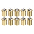 thumbnail image 1 of Uxcell 10pcs Ball Point Spring Plunger 4x5mm Brass Small Ball Plunger, 1 of 5