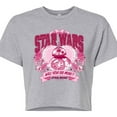 thumbnail image 3 of Star Wars - Valentine Bb8 Collegiate - Juniors Cropped Graphic T-Shirt, 3 of 5