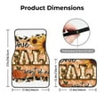 thumbnail image 5 of Naloa I Love Fall Most Of All Car Foot Mat Set of 4 Pieces - Universal Floor Liner Neoprene Full Set Floor Mats for Cars Trucks SUV, 5 of 7