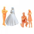thumbnail image 2 of figatia Simulation 1/64 Couple Figures Doll Fairy Garden Toy Small Statue Painting Model, 2 of 9