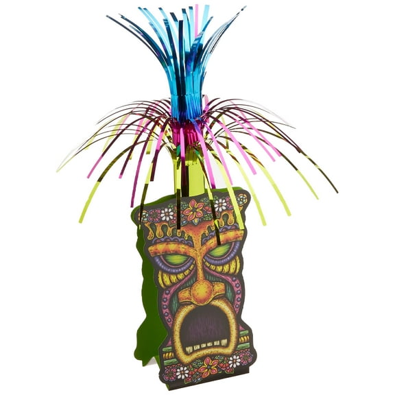The Beistle Company Tiki Decorative Paper Disposable Centerpiece