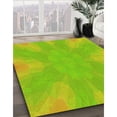 thumbnail image 3 of Ahgly Company Machine Washable Indoor Square Transitional Pistachio Green Area Rugs, 7' Square, 3 of 7