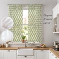 thumbnail image 2 of Spring Floral Sheer Curtains 63 Inch Length 2 Panels Set, Rustic Farmhouse Flowers Boho Sage Green Voile Window Treatment Rod Pocket Curtains Sheers Drapes for Bedroom/Living Room/Kitchen 52x"63"x2, 2 of 8