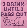 thumbnail image 2 of Drink Milk Pass Out Babies Adorable Romper Boys or Girls Infant Baby Brisco Brands 24M, 2 of 7