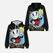 Cuphead Hoodies Merch 2023 Anime Games 3D Printing Sweatshirt Women/Men Long Sleeve Pullover