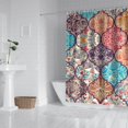 thumbnail image 2 of Waterproof Bohemian Shower Curtain 72x72 Inch Boho Style Polyester Unique Shower Curtain for Bathroom Hotel Home Decor with 12 Plastic Hooks, 2 of 5