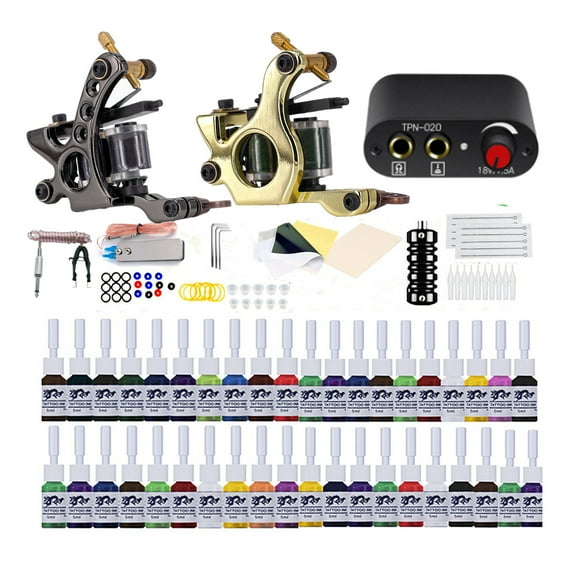 Starter Body Art Kit Tool Practice Supplies Pen Holder Plastic Aluminum Alloy Tatuaje 3lb