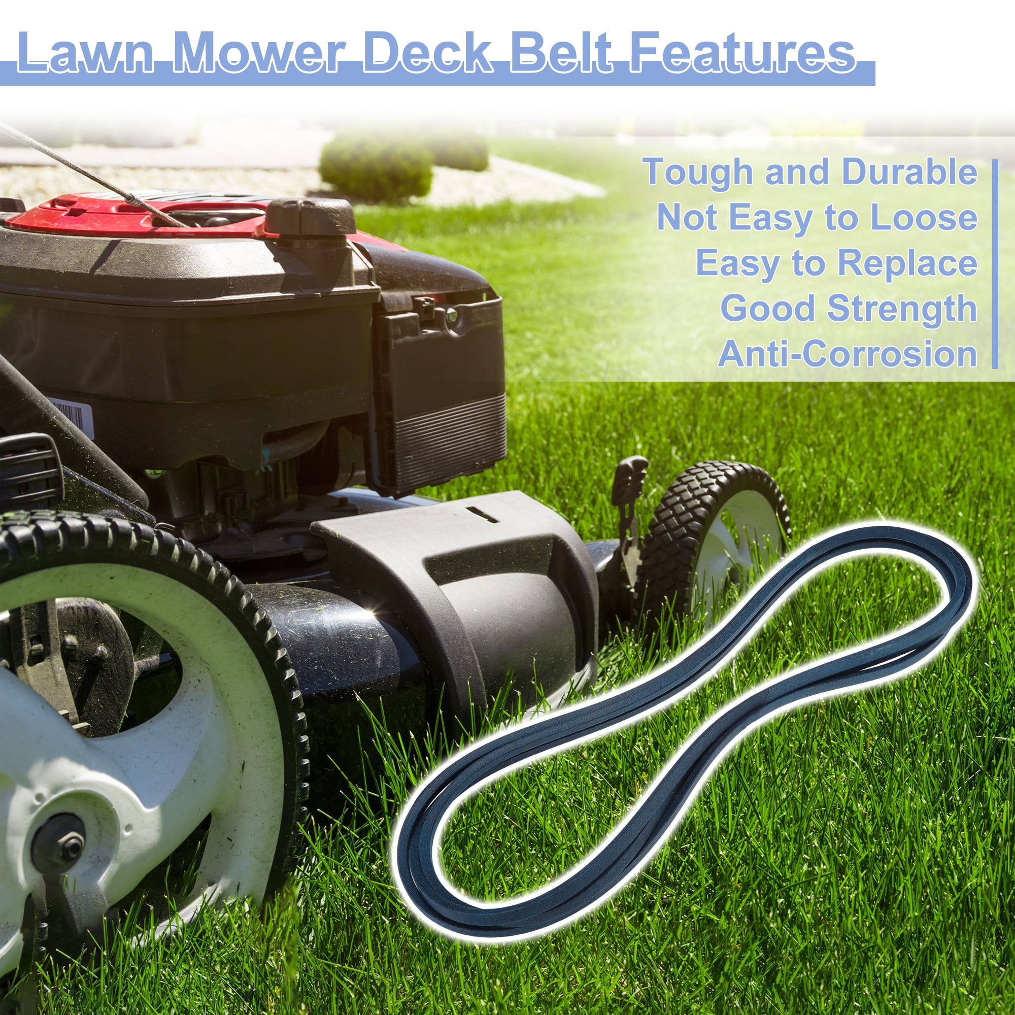 Unique Bargains No.07200922 Lawn Mower Deck Belt for Ariens Ikon 60 1 Pcs