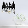 thumbnail image 6 of Black Metal Key Holder for Wall Key Hanger Organizer Rack Welcome Christmas Tree Bear Key Hanging Holder with 6 Hooks Wall Mounted Hooks Wall Decor, 6 of 9