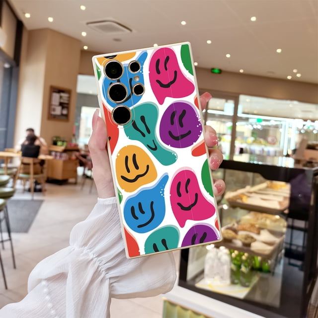 Destaca entre la multitud con esta innovadora y elegante funda de teléfono de goma TPU a prueba de golpes con estampado de dibujos animados para iPhone