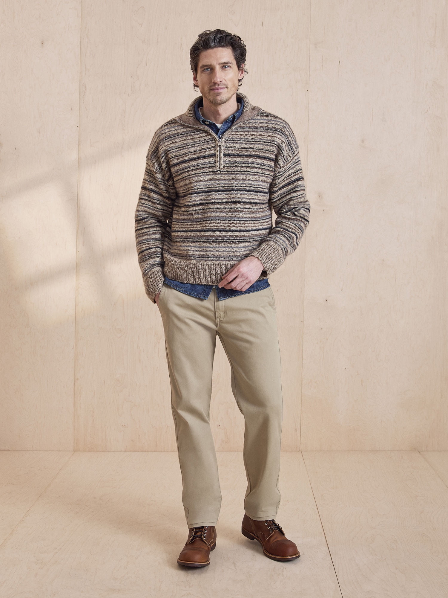 Levi Strauss Signature Men's and Big and Tall Straight Chino Pants
