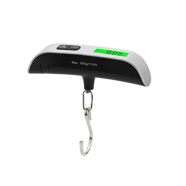 ELQCSG Luggage Scale, 110lb Luggage Weight Scale with 4 Unit Switching Functions&LED Display, Luggage Scale Travel Digital for Weighing Luggage, Backpacks, Packages and Markets