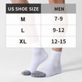 thumbnail image 2 of Medias Tobilleras CS CELERSPORT para Hombre Paquete de 6 con Acolchado Blanco, 2 of 6