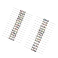 thumbnail image 1 of Uxcell 2W 1K-820K Ohm 5% Resistor de Película de Carbono, 30 Valores de Surtido de Componentes Electrónicos, 150 Paquete, 1 of 6