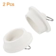 thumbnail image 3 of 2pack Rubber Drain Stopper with Hanging Ring Fits 1-1/2 Inch to 1-5/8 Inch, White, 3 of 6