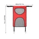 thumbnail image 5 of Kenally Red de barrera para mascotas de coche, asiento trasero de seguridad para bebés, asiento de nailon, malla divisoria extraíble, Ventana automotriz Rojo, 5 of 6
