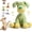 Green, variant on 2026 GASYLLSHOP New Indestructible Dog Toy, Dog Toys for Aggressive Chewers, Interactive Dog Squeaky Toys Soft Puppy Chew Toy for Small Medium Large Dogs (Brown)
