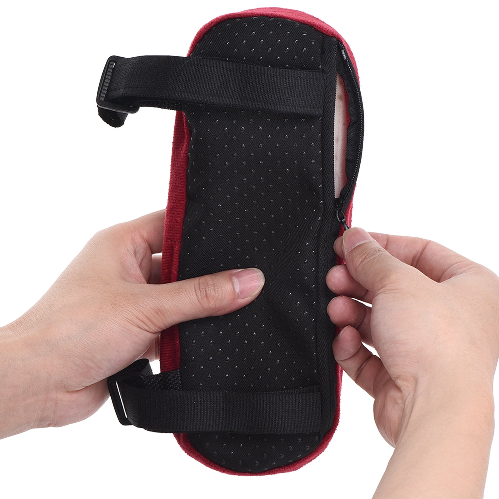 Unique Bargains Office Chair Arm Pads Armrest Memory Foam Cotton Removable Black
