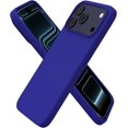thumbnail image 1 of FZC-Compatible with iPhone 17 Pro Max Case,Slim Liquid Silicone 3 Layers Soft Gel Rubber Shockproof Protective Phone Case 6.9" with Anti-Scratch Microfiber Lining-Klein Blue, 1 of 4