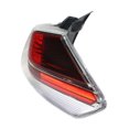 thumbnail image 4 of For Nissan Rogue 2014 2015 2016 Tail Light Driver Side | Outer | Clear and Red Lens | Chrome Housing | Replacement For NI2804102 | 265554BA0A, DS739-B000L, 4 of 7