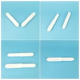 thumbnail image 1 of KONTONTY 5Pcs White Plastic Toilet Paper Roller Replacement Spring Loaded for Universal Fit Holders, 1 of 8