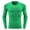 Green, variant on Men's Compression Shirts Long Sleeve Athletic Workout T-Shirt Running Tops Active Base Layer Undershirts Black S(S)