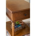 thumbnail image 3 of Pemberley Row Solid Wood Hazelnut Brown Side Table Rectangular 20" x 24" x 26" Unassembled, 3 of 16