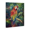 thumbnail image 4 of Stupell Industries Jungle Macaw on Branch Animals & Insects Painting Gallery Wrapped Canvas Art Print Wall Art, 30 x 40, 4 of 8