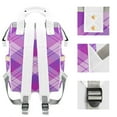 thumbnail image 4 of Buffalo Plaid Diaper Backpack – Large Capacity, Insulated Baby Bottle Pocket, Multifunctional Mommy Bag for Boys & Girls, 4 of 8