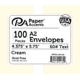 thumbnail image 2 of Paper Accents Envelope 4.38"x 5.75" Cream 100pc, 2 of 2