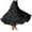 Black, variant on Black Skirts For Women Modern Dance Skirt With Sparkling Sequins Flared Hem Long Ballroom Skirt For Latin Standard Performance Versatile Party Dress Black