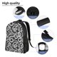 thumbnail image 5 of Fotbe Snake Mochila de Viaje para Laptop, Mochila Ejecutiva Delgada y Resistente 15.6", 5 of 8