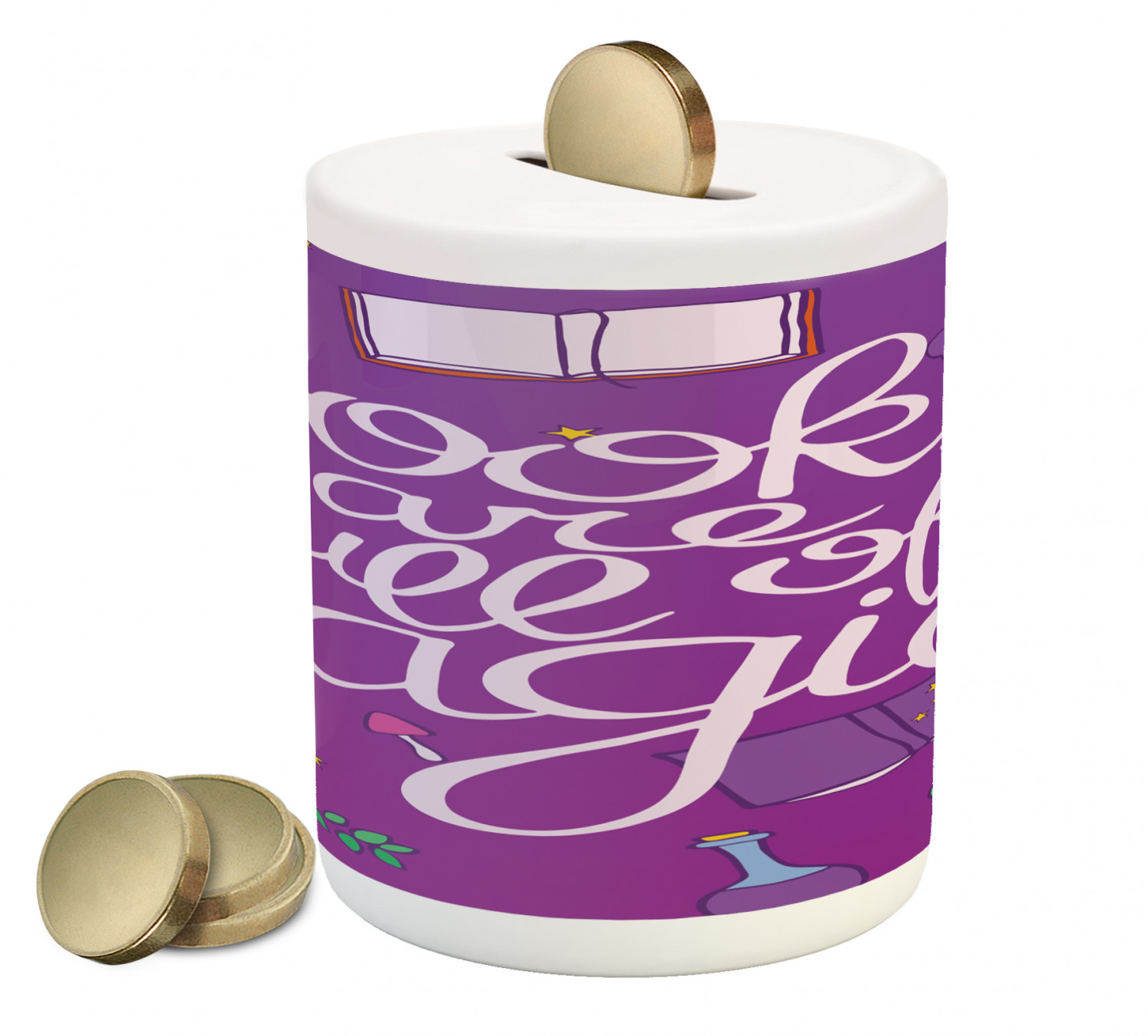 book-piggy-bank-books-are-full-of-magic-wording-printed-on-purple
