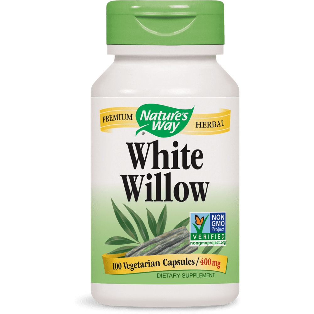 Nature's Way White Willow 400 mg NonGMO Project Verified, TruID