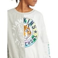 thumbnail image 2 of Justice Girls x Stranger Things Easy Fit Fleece Crewneck Sweater, Sizes XS- XLP, 2 of 4