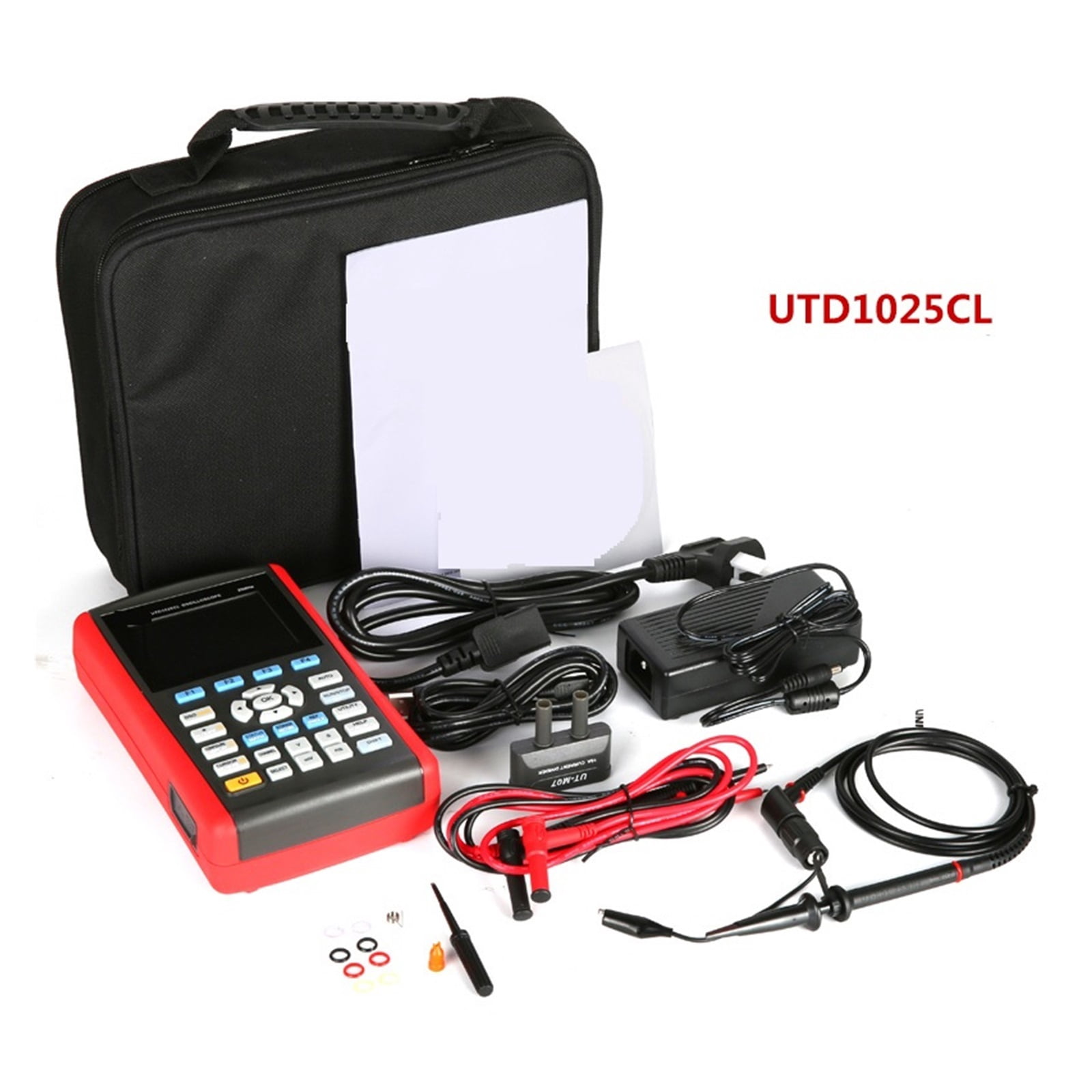 Handheld Storage Oscilloscope 3.5"LCD Digital Display 50MHz 250MS/s Mini USB Auto Scale Oscilloscope ,Professional Designed