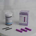 thumbnail image 3 of Kit de monitor de glucosa en sangre medidor de glucosa en sangre con 50 tiras reactivas, kit de glucómetro para probador de diabetes en el hogar, 3 of 3