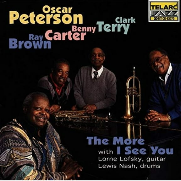 Oscar Peterson-The More I See You TELARC JAZZ CD BENNY CARTER CLARK TERRY