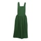 thumbnail image 1 of Delantales de algodón y lino de Unique Bargains, delantal de espalda cruzada, delantal de cocina, delantales para mujeres y hombres para cocina BBQ verde, 1 of 7