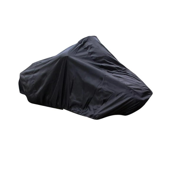 Bouclier de Traîneau de Neige Pluie Neige Extérieur Couverture de Neige Protecteur Extérieur Housses de Voyage de Motoneige Noir 368x130x121cm