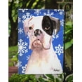 thumbnail image 3 of Carolines Treasures RDR3003GF Flocons de Neige Hiver Boxer Drapeau Jardin Taille, 3 of 3