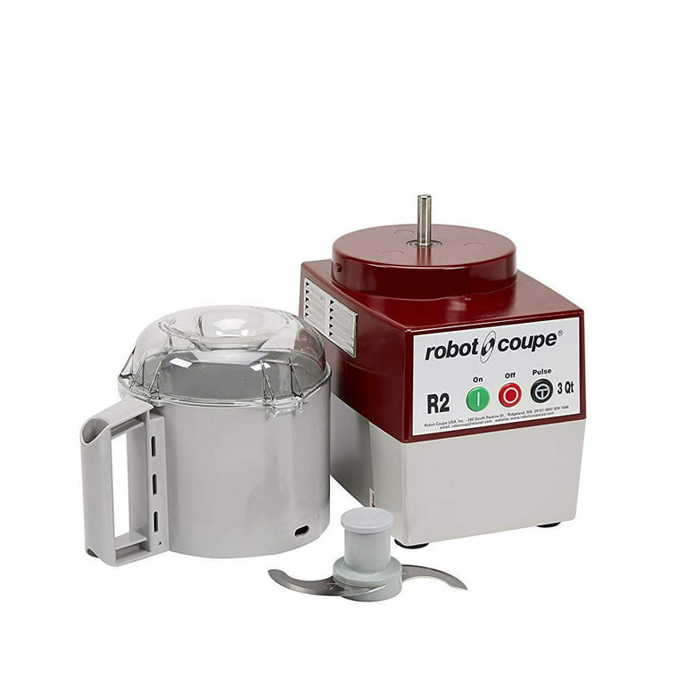 Robot Coupe R2UB 3 Qt. / 3 Liter Stainless Steel Batch Bowl Food Processor  - 1 hp
